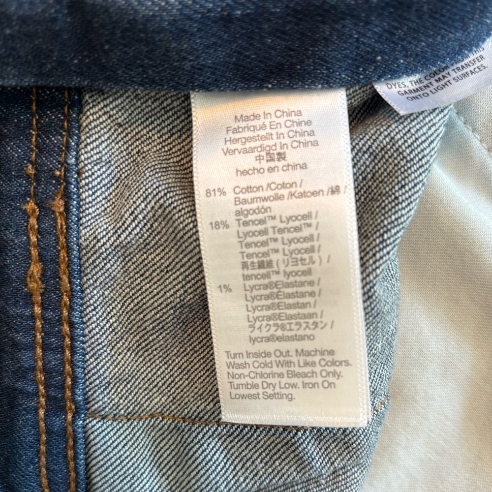 Madewell Tapered Overalls in Dunson Wash, Sz 6 - Picture 8 of 8
